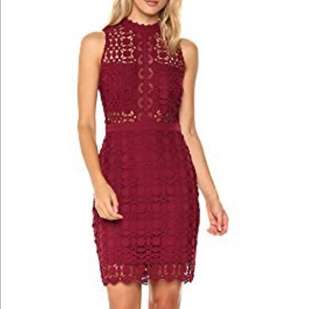 ASTR the Label Vivian Crochet Lace Dress